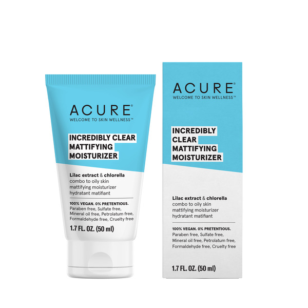 Facial Care ACURE Incredibly Clear Mattifying Moisturizer hero