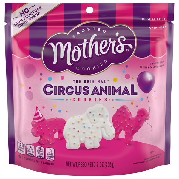 Baking Supplies & Decor Mother's Cookies, Frosted, The Original, Circus Animal hero