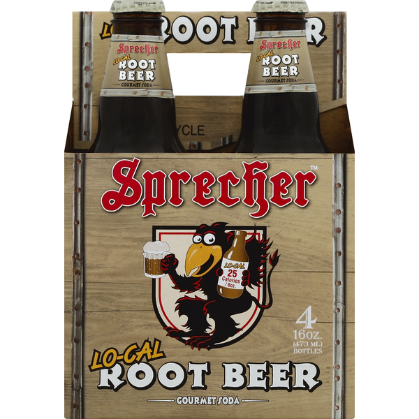 Soft Drinks Sprecher Soda, Gourmet, Root Beer, Lo-Cal hero