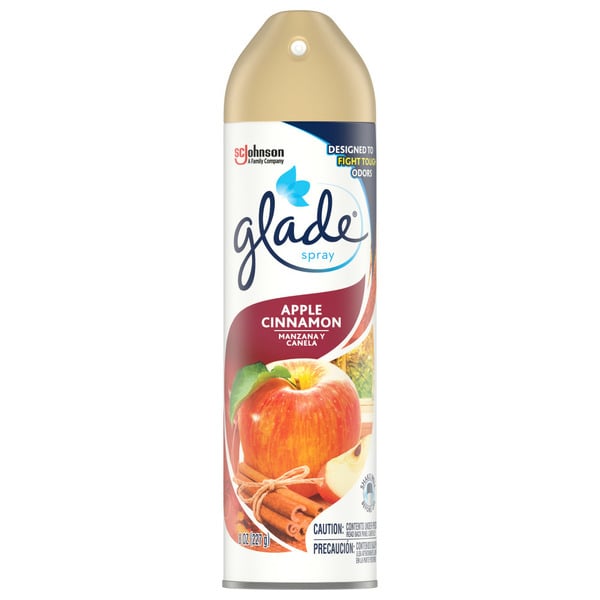 Air Fresheners & Candles Glade Room Spray Air Freshener, Apple Cinnamon hero