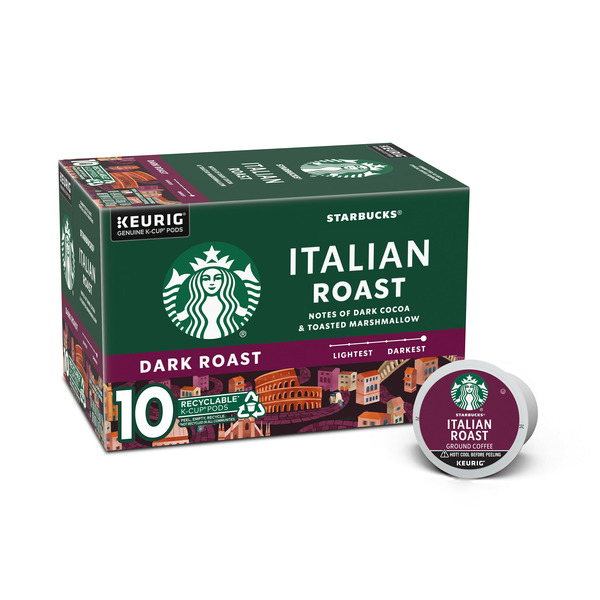 Coffee Starbucks Italian Dark Roast K-Cup Coffee hero