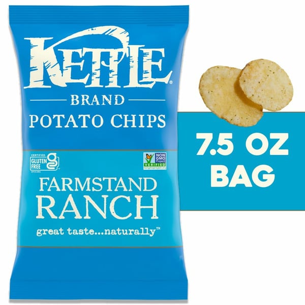 More Household Kettle Chips Farmstand Ranch Kettle Potato Chips hero