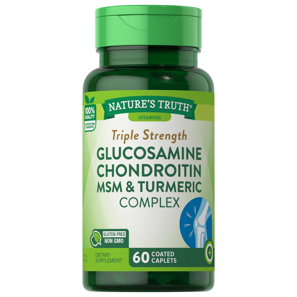 Vitamins & Supplements Nature's Truth TS Glucosamine Chondroitin MSM Complex Caplets hero