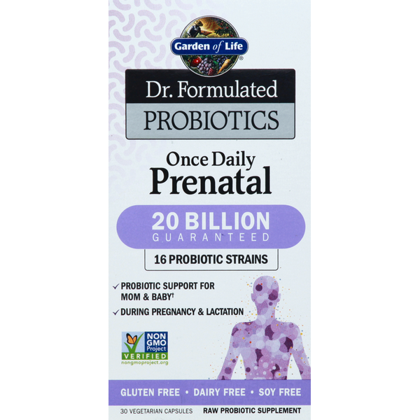 Vitamins & Supplements Garden of Life Probiotics, Once Daily Prenatal, Vegetarian Capsules hero