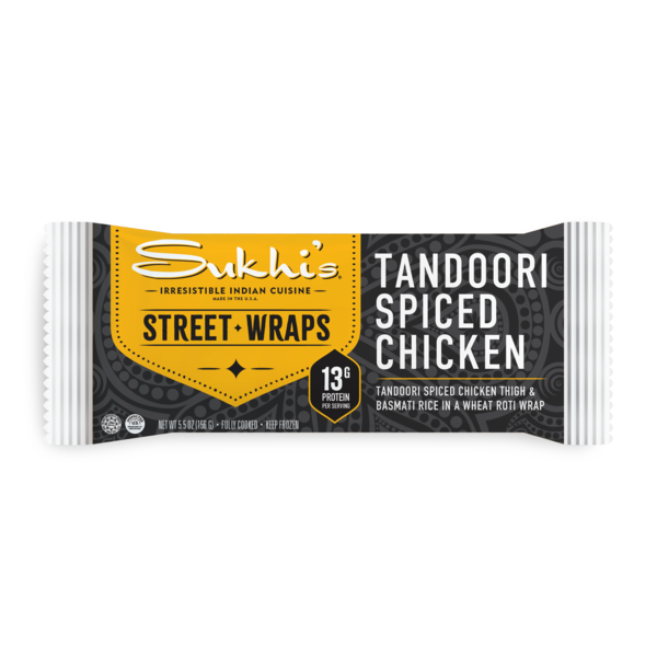 Frozen Meat & Seafood Sukhi's Indian Tandoori Spiced Chicken Street Wrap hero