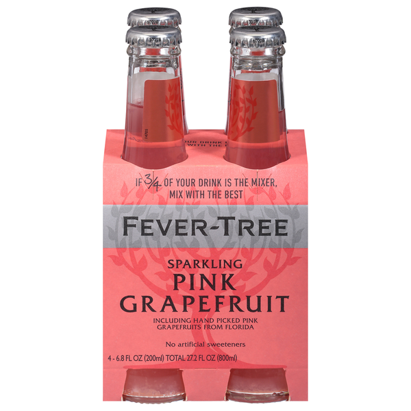 Water, Mixers & Sparkling Water Fever-Tree Soda, Pink Grapefruit, Sparkling hero