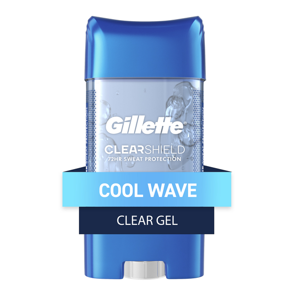 Deodorants Gillette Antiperspirant and Deodorant for Men, Clear Gel, Cool Wave hero