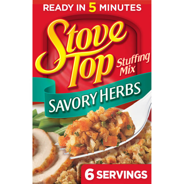 Instant Foods Kraft Stove Top Savory Herbs Stuffing Mix hero