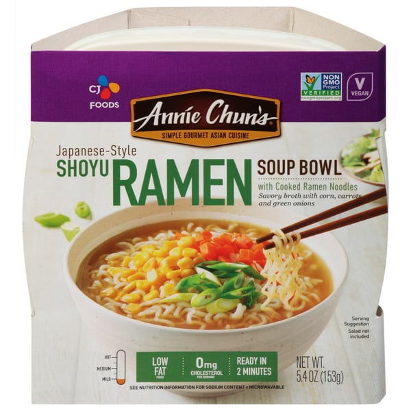 Asian Foods Annie Chun's Japanese Style Shoyu Ramen Soup Bowl hero