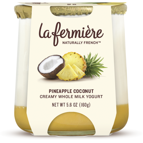 Yogurt La Fermière Yogurt Pineapple Coconut, Whole Milk hero