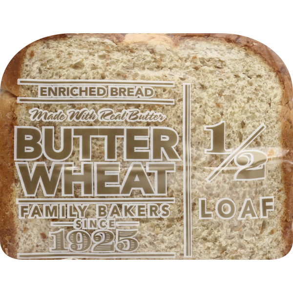 Bread Lewis Bake Shop Bread, Butter Wheat, 1/2 Loaf hero