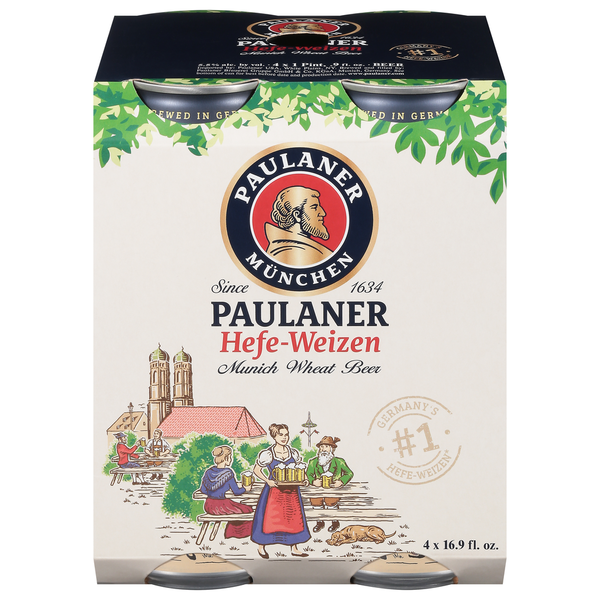 Beer Paulaner Beer, Munich Wheat, Hefe-Weizen hero