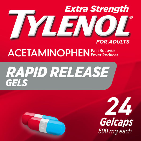 Muscles, Joints & Pain Relief TYLENOL Extra Strength Acetaminophen Rapid Release Gels hero