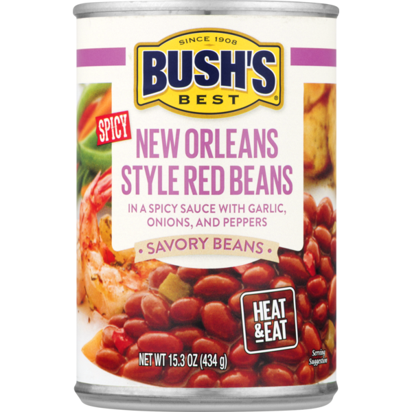 Canned Meals & Beans Bush's Best Red Beans New Orleans Style hero