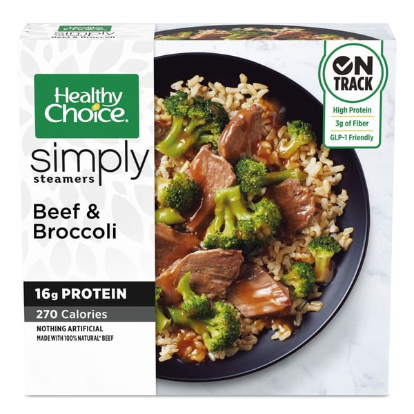 Frozen Meals Healthy Choice Simply Steamers Beef & Broccoli Frozen Meal hero