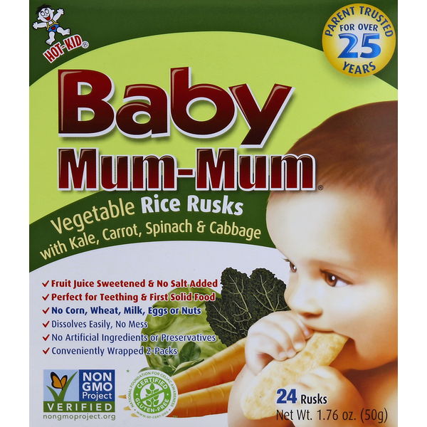 Baby Food & Formula Hot Kid Rice Rusks, Vegetable hero