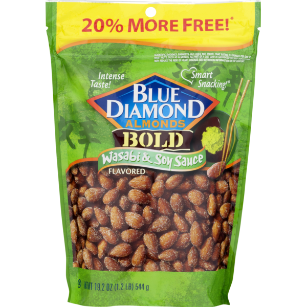 Blue Diamond Bold Almonds Wasabi & Soy Sauce hero