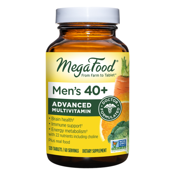 Vitamins & Supplements MegaFood Men's 40+ Advanced Multivitamin hero