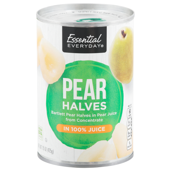 Canned Fruit & Applesauce Essential Everyday Peach, Halves hero