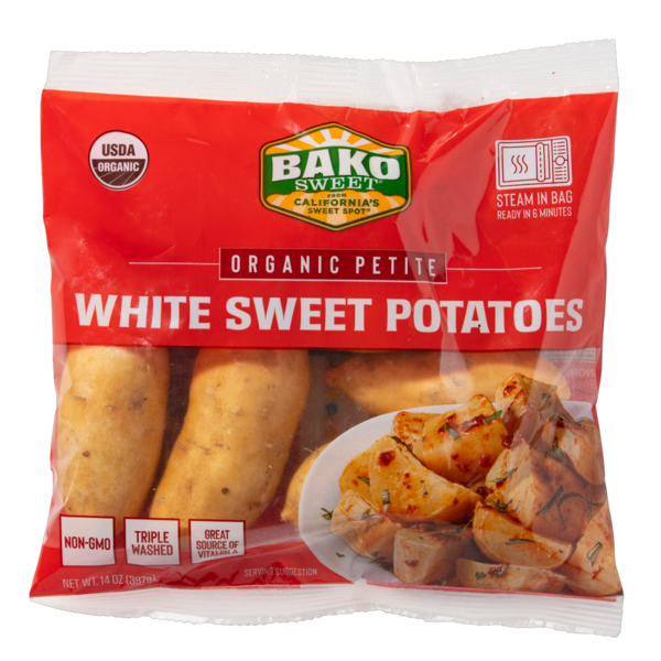 Packaged Vegetables & Fruits Bako Sweet White Sweet Potatoes hero