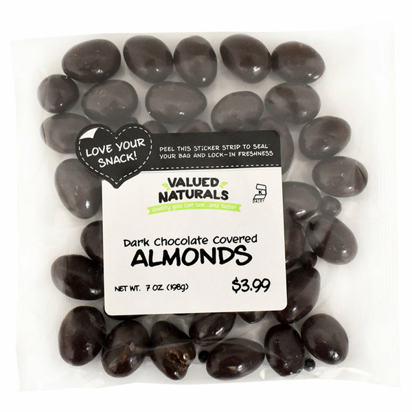 Candy & Chocolate Valued Naturals Dark Chocolate Covered Almonds hero