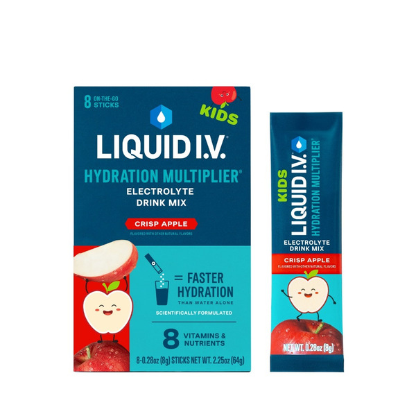 Liquid I.V. Electrolyte Drink Mix for Kids, Crisp Apple hero