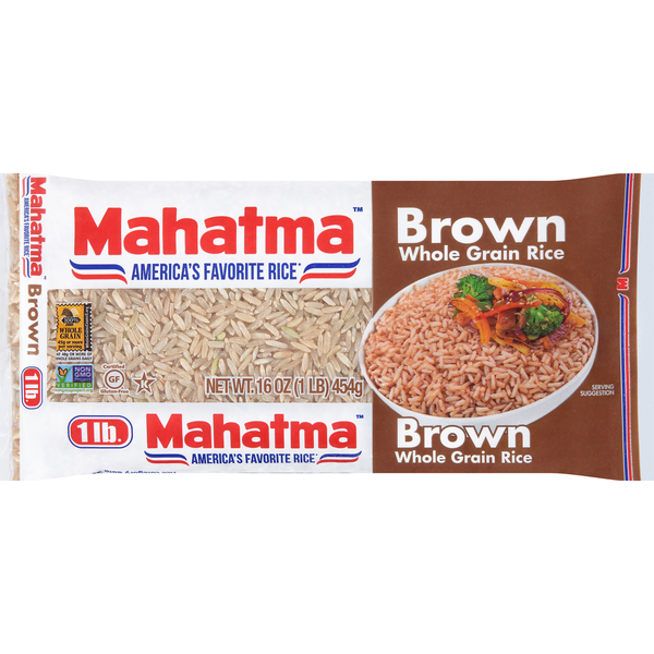 Grains, Rice & Dried Goods Mahatma Brown Whole Grain Rice hero