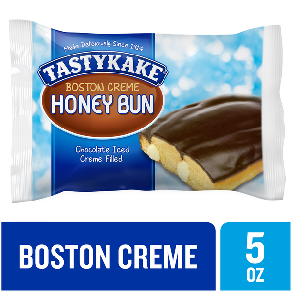 Cookies & Cakes Tastykake Honey Bun, Boston Creme hero