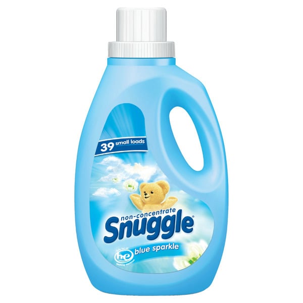 Laundry Snuggle Fabric Softener Liquid, Blue Sparkle, 39 Loads hero