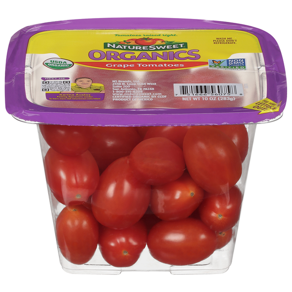 Packaged Vegetables & Fruits NatureSweet Grape Tomatoes hero