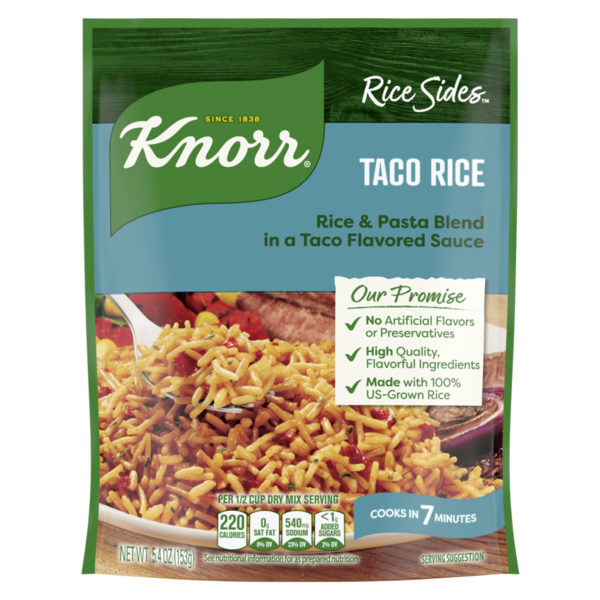 Instant Foods Knorr Rice Sides Taco Rice hero