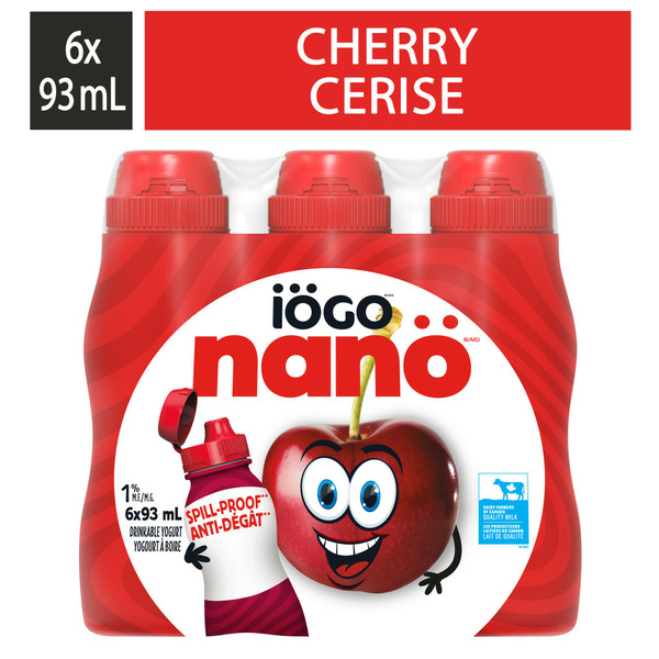 Yogurt iÖGO Nanö Drinkable Yogurt Cherry 1% hero