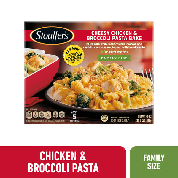 Frozen Meals Stouffer's Family Size Chicken & Broccoli Pasta Bake Frozen Meal hero