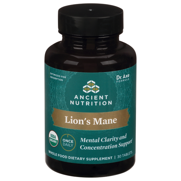 Vitamins & Supplements Ancient Nutrition Lion's Mane, Tablets hero