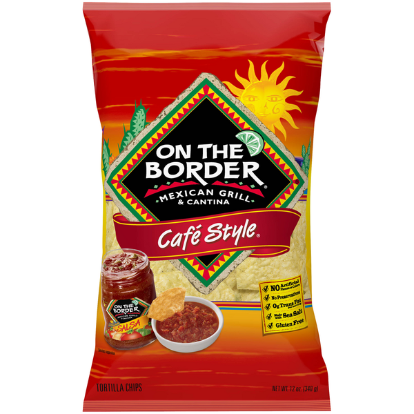 Chips & Pretzels On The Border 12 oz Cafe Tortilla hero