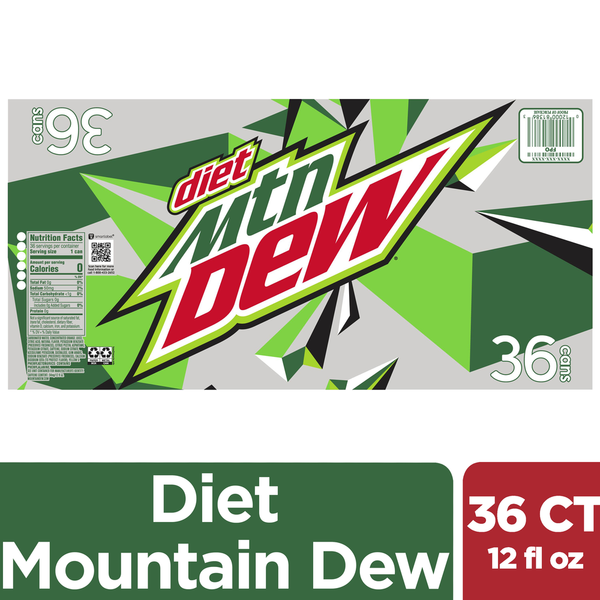 Soft Drinks Mountain Dew Soda, Diet hero