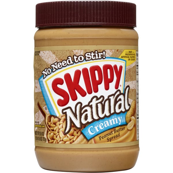 Nut butters & Preserves SKIPPY Natural Creamy Peanut Butter Spread hero