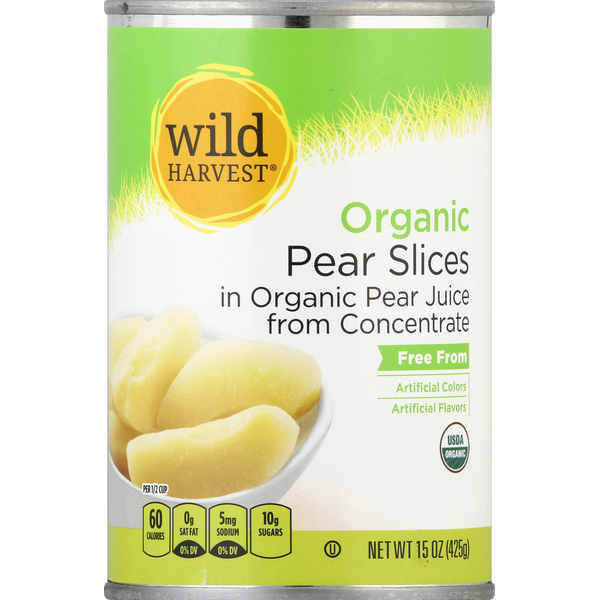 Canned Fruit & Applesauce Wild Harvest Pear Slices hero