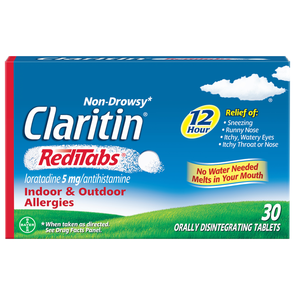 Cold, Flu & Allergy Claritin 12 Hour Non-Drowsy Allergy RediTabs hero