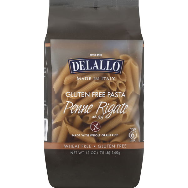 Dry Pasta DeLallo Penne Rigate, No. 36 hero