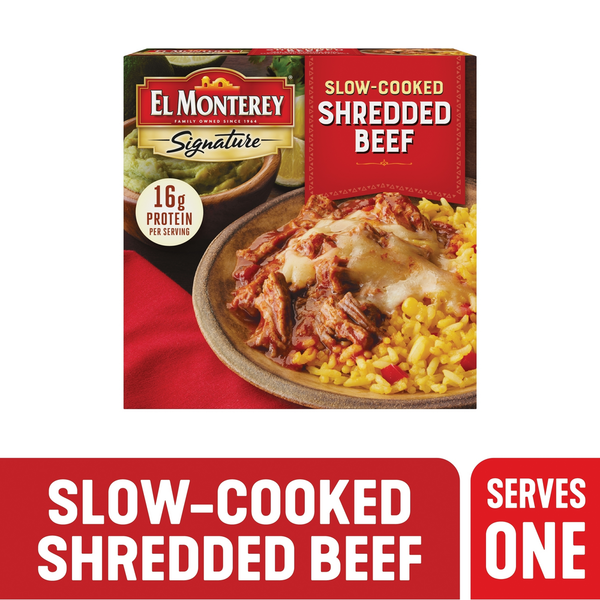 Frozen Meals El Monterey Beef Barbacoa hero