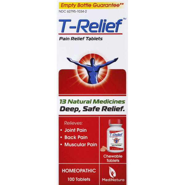 Muscles, Joints & Pain Relief MediNatura Pain Relief, Chewable Tablets hero