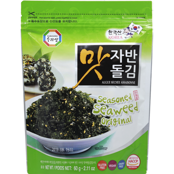 Dried Seaweed Surasang Seasoned Seaweed, Original hero