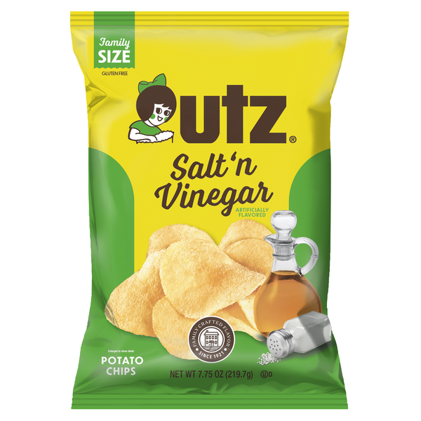 Chips & Pretzels Utz Salt'n Vinegar Potato Chips hero