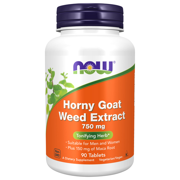 Herb Set NOW Horny Goat Weed Extract 750 mg hero