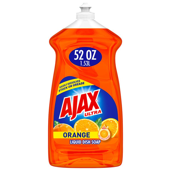 Dish Detergents Ajax Triple Action Dish Liquid Real Citrus Extract hero