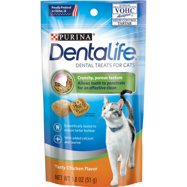 Cat Food & Care Purina DentaLife Made in USA Facilities Cat Dental Treats, Tasty Chicken Flavor hero