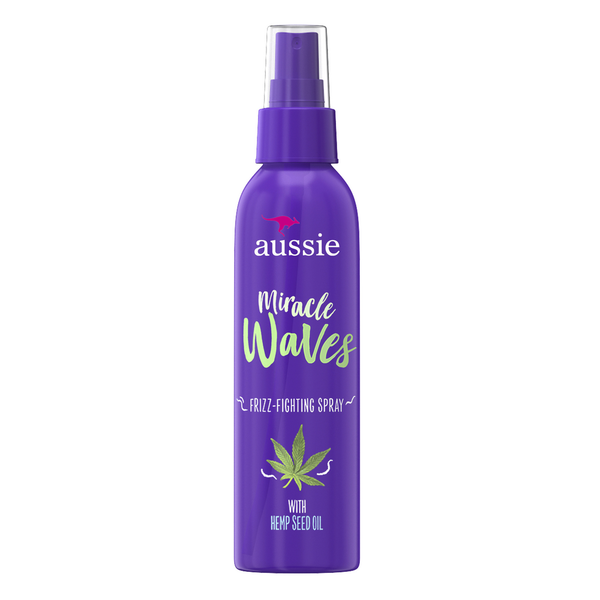 Aussie Miracle Waves Frizz-Fighting Spray with Hemp Seed Oil hero