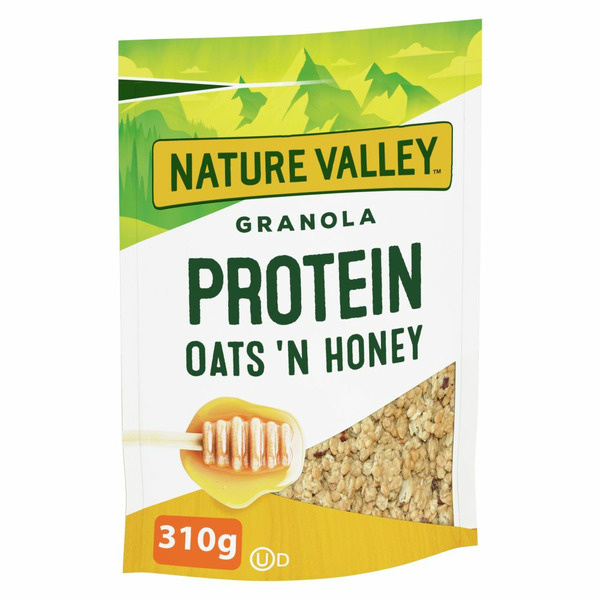 Granola Nature Valley Protein Granola, Oats 'n Honey, Healthy Snack and Cereal hero