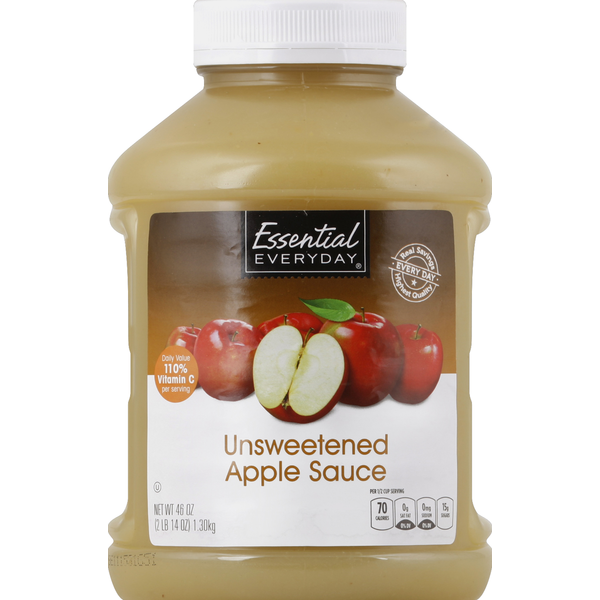 Canned Fruit & Applesauce Essential Everyday Apple Sauce, Unsweetened hero